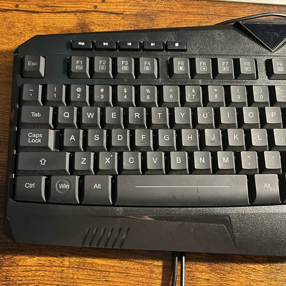 Gaming Keyboard with Rainbow Backlighting
